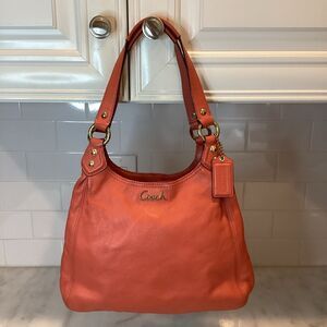 Coach Ashley Hobo Leather Shoulder Bag EUC